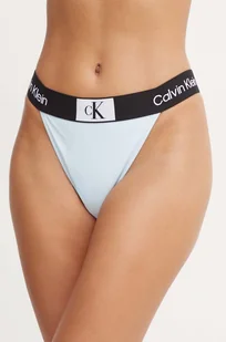 Calvin Klein figi kąpielowe kolor niebieski - Stroje kąpielowe - miniaturka - grafika 1