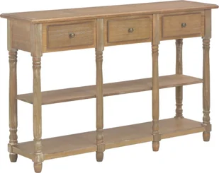 vidaXL Stolik konsolowy, 110x30x76 cm, materiał drewnopochodny - Konsole i sekretarzyki - miniaturka - grafika 1