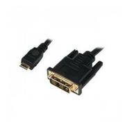 Kable komputerowe i do monitorów - LL Kabel mini Hdmi (C)-DVI-D 18+1 Sl 1m dł Gold Hd - miniaturka - grafika 1