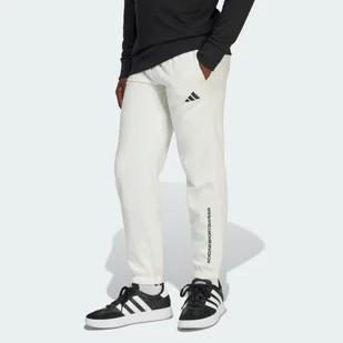 Spodnie adidas Boys Slogan Fleece Kids - Odzież sportowa dziecięca - miniaturka - grafika 1