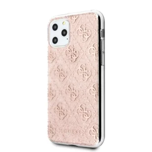 Guess 4G Glitter Etui iPhone 11 Pro Max Pink 10_15330 - Etui i futerały do telefonów - miniaturka - grafika 2