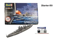 Modele do sklejania - Revell Starter Kit - Battleship Gneisenau - model lub pojazd - miniaturka - grafika 1