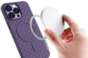 Plecione etui Woven Case do iPhone 14 - czarne - Etui i futerały do telefonów - miniaturka - grafika 2