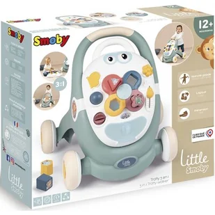 SMOBY Little Chodzik 3w1 Pchacz Interaktywny Wózek - Chodziki - miniaturka - grafika 1