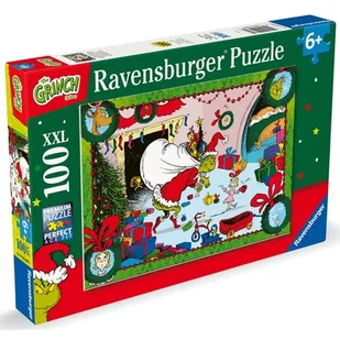 Ravensburger, Puzzle XXL 100: Grinch (12004068). Wiek: 6+ - Puzzle - miniaturka - grafika 1