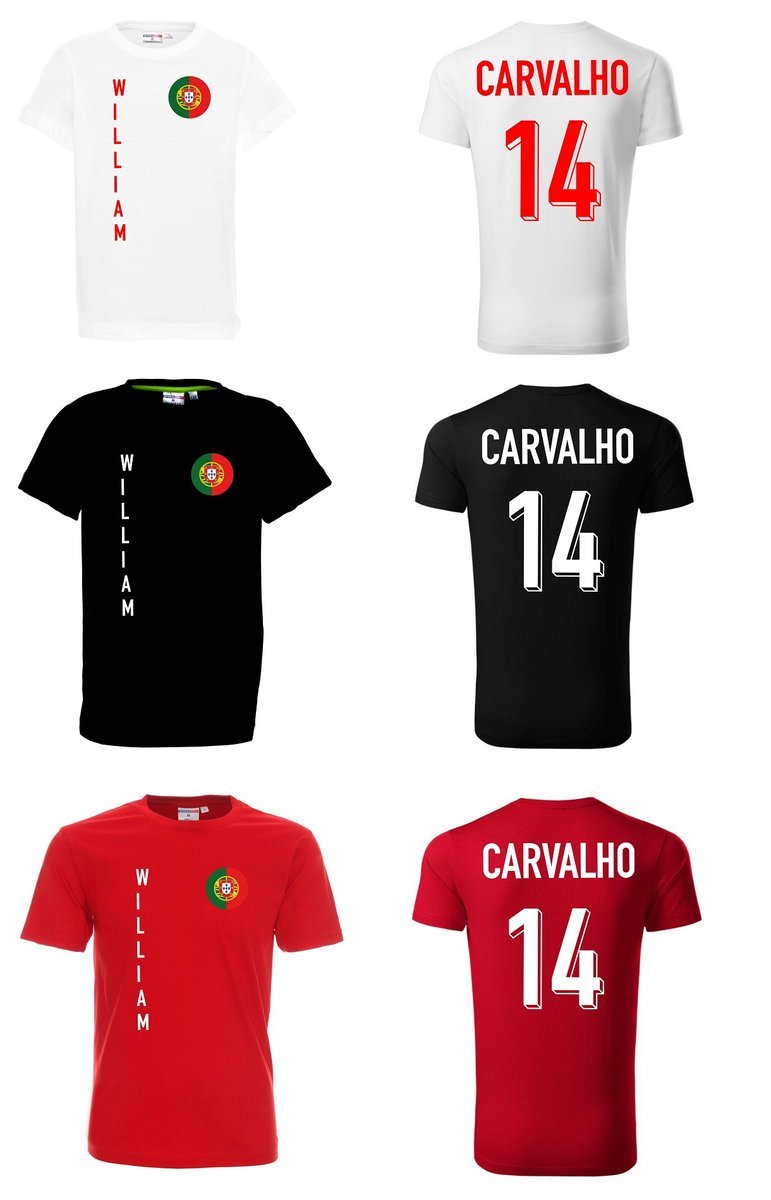 Koszulka Portugalia WILLIAM CARVALHO 14 Jr