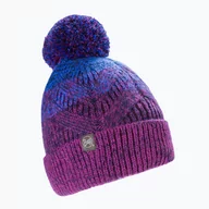 Czapki i chusty sportowe damskie - Buff Unisex Adult 120855.609.10.00 KnitTED & FLEECE HAT MASHA PUR PLISH, PURPLE, rozmiar uniwersalny 120855.609.10.00 - miniaturka - grafika 1