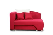 Sofy i kanapy - sofa MOON, 1-osobowa rozkładana, czerwony - miniaturka - grafika 1
