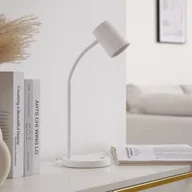 Lampy stojące - Lampa stołowa Lindby Radka, biały, tworzywo sztuczne, GU10, elastyczne - miniaturka - grafika 1