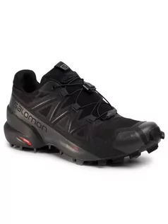 Buty trekkingowe męskie - Salomon Buty Speedcross 5 Black/Black/PHANTOM 406840 - grafika 1