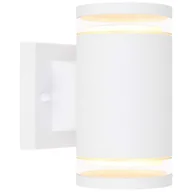 Lampy ogrodowe - Kinkiet LAMPA zewnętrzna ALCALA 32063-2W Globo elewacyjna OPRAWA metalowa tuba ścienna outdoor IP44 biała przezroczysta - miniaturka - grafika 1