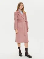 Płaszcze damskie - MAX&Co. Płaszcz wełniany 2426016134200 Różowy Regular Fit - miniaturka - grafika 1