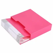 Teczki i skoroszyty - Różowy album ofertowy Deli a4 100 koszulek seria RIO - miniaturka - grafika 1