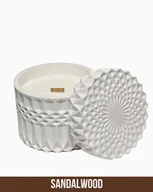 Świece - Świeca Zapachowa - Srebrna Ostoja - 220 ml - Zapach Sandalwood - miniaturka - grafika 1