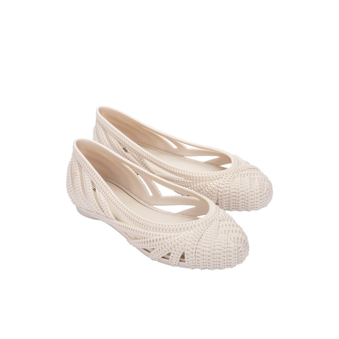 Melissa Femme Classy AD Beige Baleriny Damskie Beżowe 37