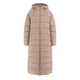 Damski Płaszcz pikowany zimowy GUESS BREANA LS PUFFER JACKET V4BL04WFYE2-WTDG – Szary - Płaszcze damskie - miniaturka - grafika 1
