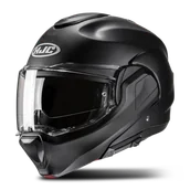 Kaski motocyklowe - Kask Szczękowy HJC F100 Matowy czarnyXS - miniaturka - grafika 1