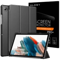 Etui do tabletów - Etui Alogy Book Cover do Samsung Galaxy Tab A8 2021 SM-X200/SM-X205 Szary + Szkło - miniaturka - grafika 1