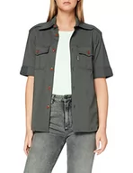 Koszule damskie - G-STAR RAW Damska koszula oficerska, Szary (Graphite D20159-c856-996), XS - miniaturka - grafika 1