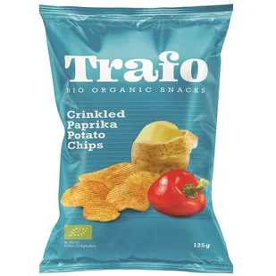 Trafo Chipsy ziemniaczane karbowane paprykowe 125 g Bio - Chipsy - miniaturka - grafika 1
