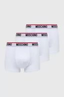 Majtki męskie - Moschino Underwear bokserki 3-pack męskie kolor biały 241V1A13954300 - miniaturka - grafika 1