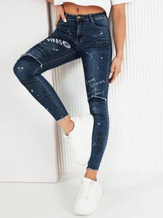 Spodnie damskie jeansowe ROGUE niebieskie Dstreet UY1960-S - Spodnie damskie - miniaturka - grafika 1