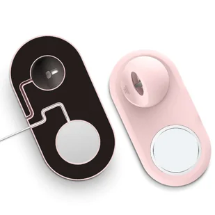 Uchwyt do ładowarki do MagSafe 2w1 Alogy stojak do Apple Watch/ iPhone 12 13 Różowy - Akcesoria do smartwatchy - miniaturka - grafika 5