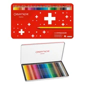 Przybory szkolne - Unbekannt Caran d 'Ache Swisscolor kredki kolorowe w pudełku (40 sztuk) 1285.740 - miniaturka - grafika 1