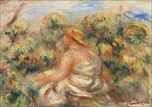 Galeria Plakatu, Plakat, Woman with Hat in a Landscape, Pierre-Auguste Renoir, 50x40 cm - Plakaty Galeria Plakatu, Plakat, Woman with Hat in a Landscape, Pierre-Auguste Renoir, 50x40 cm - Plakaty - miniaturka - grafika 1
