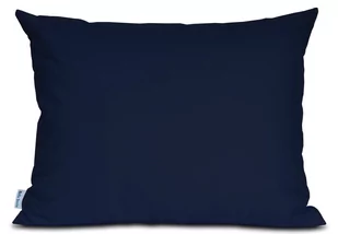 Poszewka 40x60 bawełniana Semplice granatowa - Poszewki na poduszki - miniaturka - grafika 1