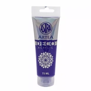 Astra Farba akrylowa Deco Artea w tubie 75ml fioletowa - Farby i media malarskie - miniaturka - grafika 1