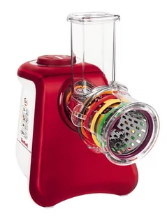 Szatkownica Tefal FreshExpress Max MB813538 Biały/Czerwony 3045380010437 - Siekacze tarki i szatkownice - miniaturka - grafika 1