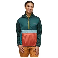 Kurtki i kamizelki sportowe damskie - Kurtka damska Cotopaxi Teca Half-Zip Windbreaker Rozmiar: XS / Kolor: zielony/pomarańczowy - miniaturka - grafika 1
