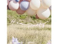 Dekoracje sali - Baner z napisem Hen Party różowy - 150 cm - 1 szt. - miniaturka - grafika 1