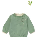 Bluzy i sweterki niemowlęce - Noppies Bluza w kolorze zielonym - miniaturka - grafika 1