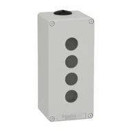 Inne akcesoria elektryczne - Schneider Electric Harmony XAP Kaseta sterownicza pusta szara 4 otwory XAPD3504 XAPD3504 - miniaturka - grafika 1