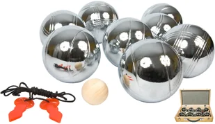 ENERO Kule do gry 8szt boule petanque walizka drewniana Enero vic-26738-0 - Zabawki i gry sportowe - miniaturka - grafika 6