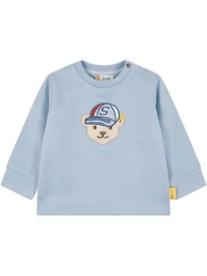 Steiff Bluza w kolorze błękitnym - Bluzy i sweterki niemowlęce - miniaturka - grafika 1