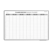 Planery - Planer ROCZNY suchościeralny magnetyczny 150x100 cm - miniaturka - grafika 1