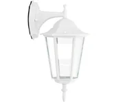 Lampy ogrodowe - Kinkiet zewnętrzny 1xE27/60W/230V IP44 biały - miniaturka - grafika 1