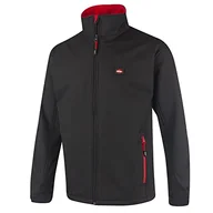 Kurtki męskie - Lee Cooper Odzież robocza męska kurtka softshell z połączoną podszewką polarową, czarna, S - miniaturka - grafika 1