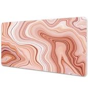 Podkładki na biurko - Ochronna mata na biurko Abstrakcja ecru 90x45 cm - miniaturka - grafika 1