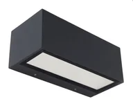 Lampy ogrodowe - Lutec GEMINI Antracyt LED 2x10W IP54 3000K Kinkiet zewnętrzny 5189112118 5189112118 - miniaturka - grafika 1