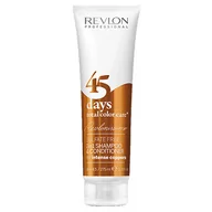 Szampony do włosów - Revlon professional 45 Days Intense Coopers 2 w 1 szampon i odżywka do włosów miedzianych, farbowanych 275ml 7845 - miniaturka - grafika 1