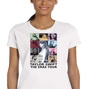 P175 KOSZULKA DAMSK TAYLOR SWIFT ERAS TOUR PREZENT MUZYCZNA KONCERT M - Koszulki i topy damskie - miniaturka - grafika 1