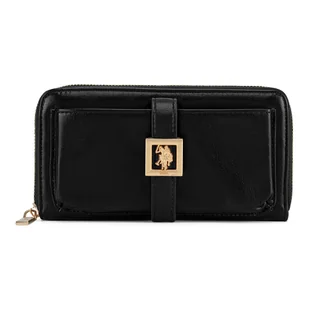 U.S. POLO ASSN. WIUXT8505WVP Czarny - Portfele - miniaturka - grafika 1