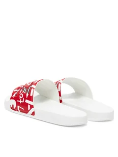 EA7 Emporio Armani Klapki 7X000108 AF15118 M0113 Czerwony - Klapki i japonki męskie - miniaturka - grafika 1
