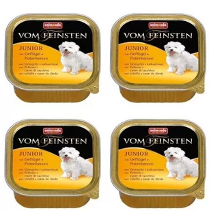 Animonda Dog Vom Feinsten Junior smak: drób i serca indyka 6 x 150g - Mokra karma dla psów - miniaturka - grafika 1