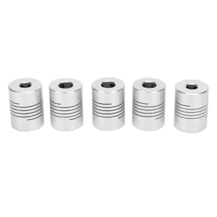 łącznik wału drukarki 3D, elastyczny łącznik wału, łącznik drukarki 3D, łącznik wału ze stopu aluminium, sztywny łącznik zaciskowy, akcesoria do drukarek 3D - Filamenty i akcesoria do drukarek 3D - miniaturka - grafika 1