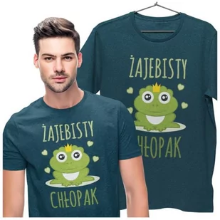 KOSZULKA NA WALENTYNKI PREZENT DLA CHŁOPAKA ŻAJEBISTY CHŁOPAK - Walentynki - miniaturka - grafika 1